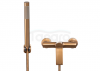 INVENA Bateria natryskowa z zestawem natryskowym w komplecie Neri Plus miedź BN-P1-014-L